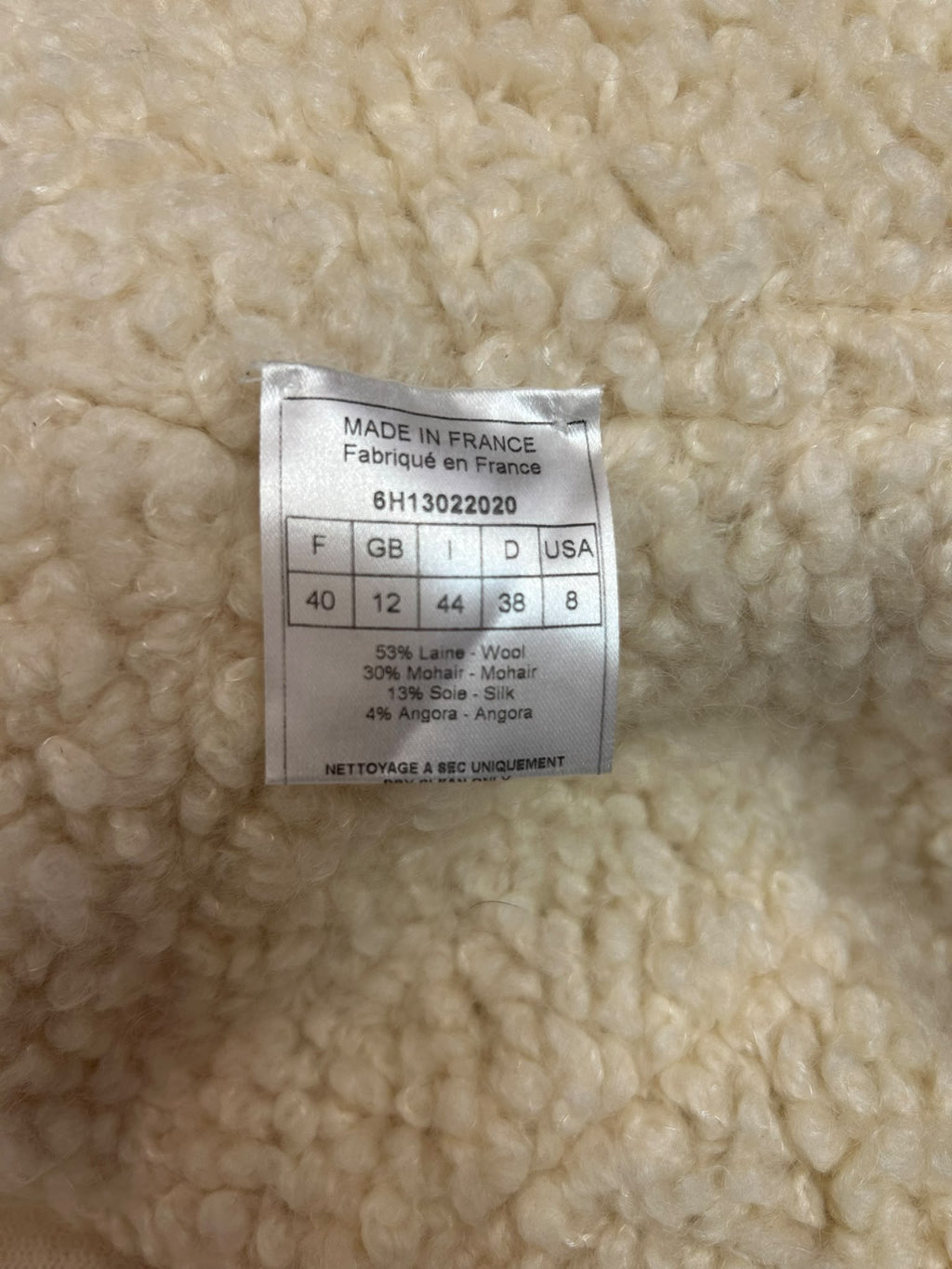 Christian Dior FW2006/07 Ecru Wool Jacket by John Galliano