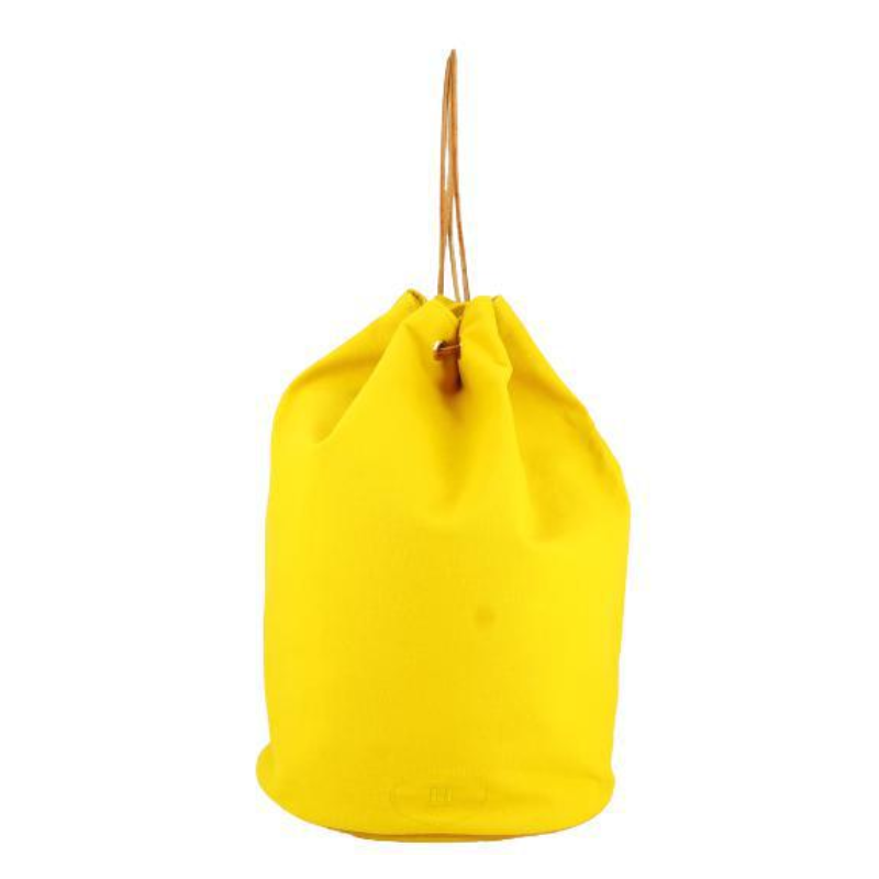 Yellow Hermes Tissus Backpack
