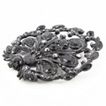 Christian Lacroix black baroque brooch
