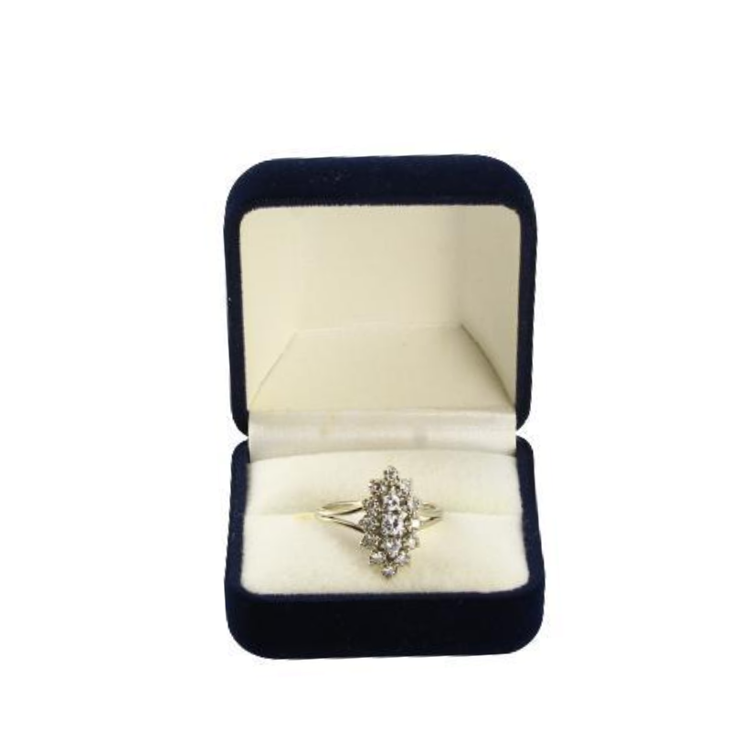 Gold and platinum ring