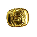 Chanel Brooch Square Double C Inside