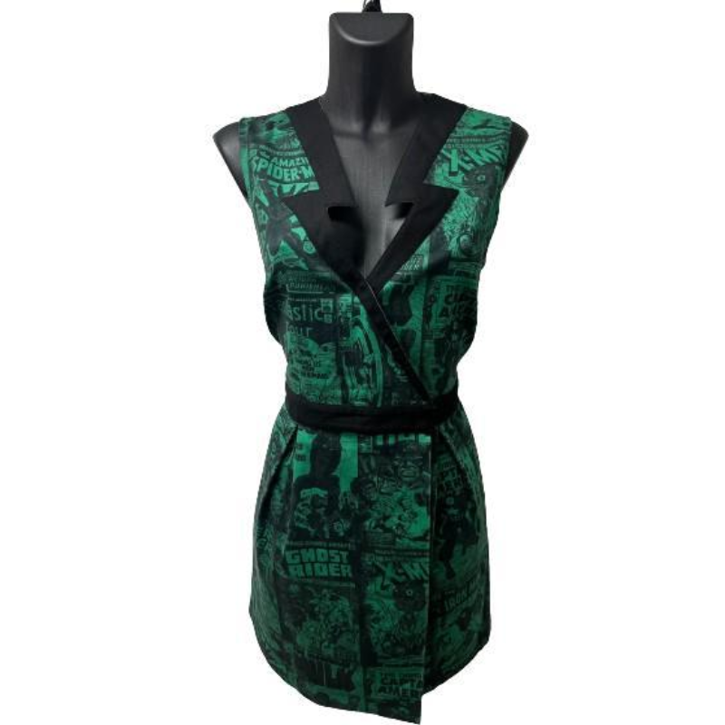 JC De Castelbajac and Marvel Green Dress