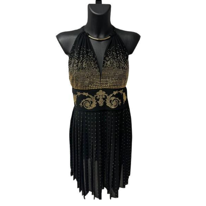 Versace Cocktail Dress with Golden Details (2012)
