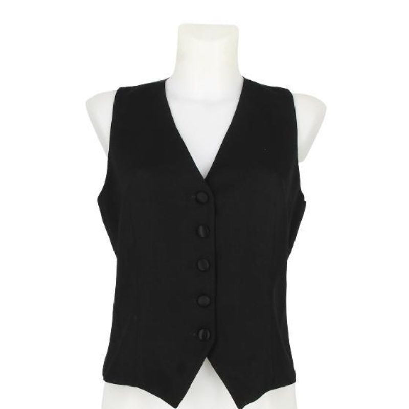 Yves Saint Laurent Black Gilet