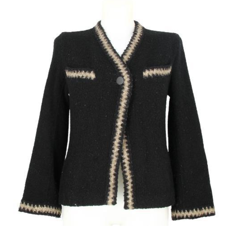 Chanel Black Wool Jacket