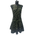 Louis Vuitton Leopard Print Mohair Dress