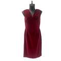Christian Dior Red Velvet Dress