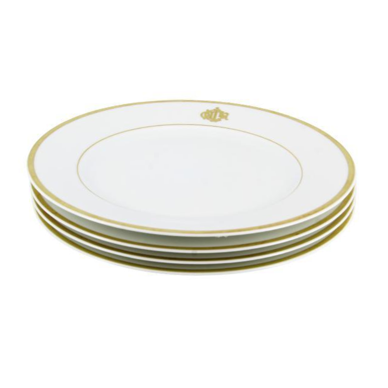 4 Christian Dior Limoges Porcelain Plates