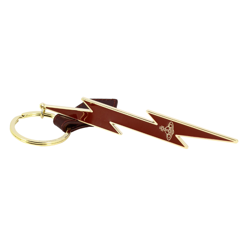 Vivienne Westwood Red And Golden Keyrings