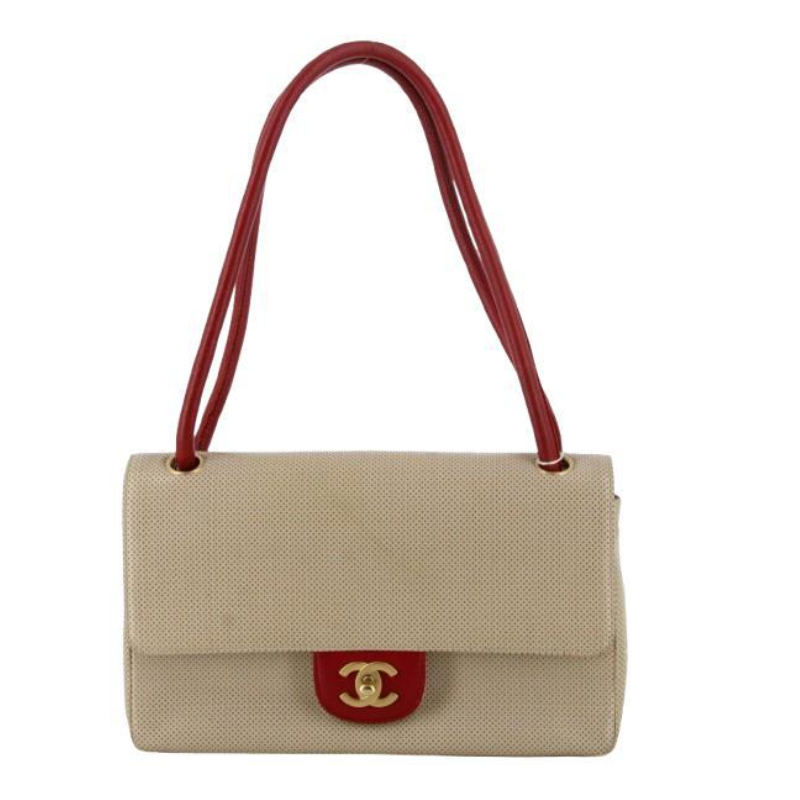 1999 Chanel Perforated Shoulder Bag