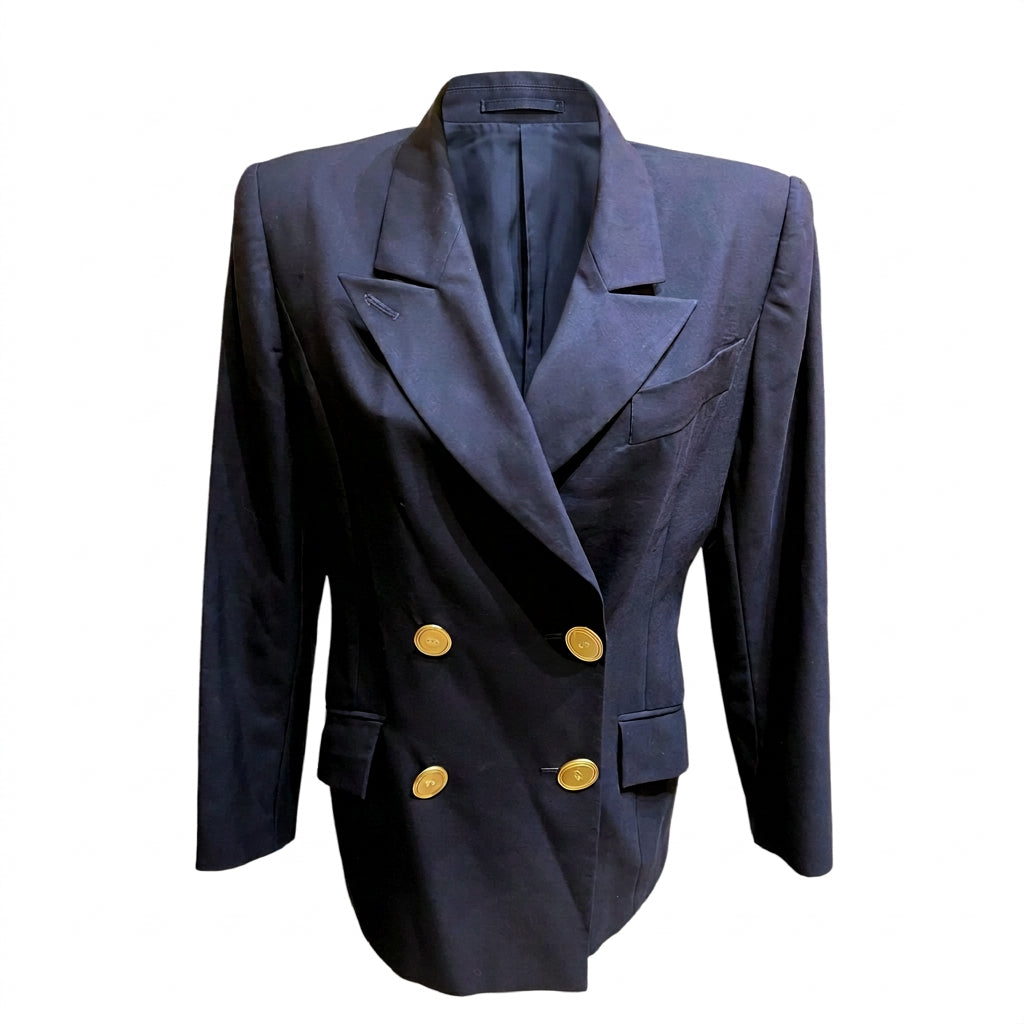 Christian Dior midnight blue tailored jacket