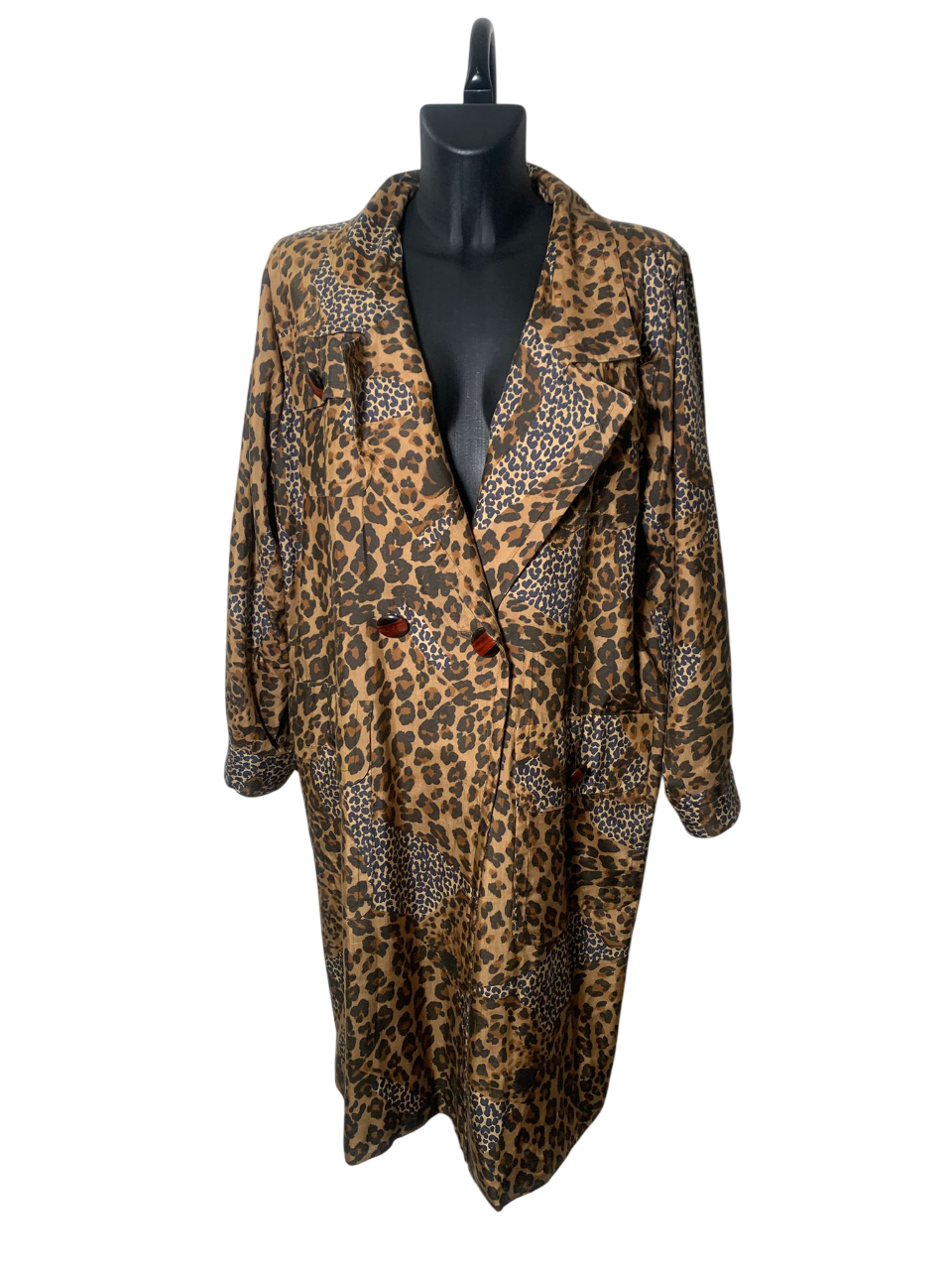 Yves Saint Laurent Leopard Trench