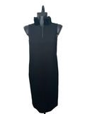 Chanel Black Sleeveless Dress with Velvet Collar detail (FW 2007)