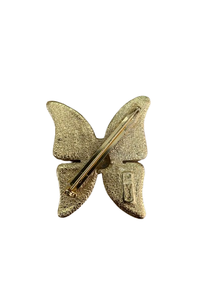 Yves Saint Laurent Violet Butterfly Brooch