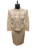 Dolce & Gabbana White Lace Set ( Jacket and Skirt)
