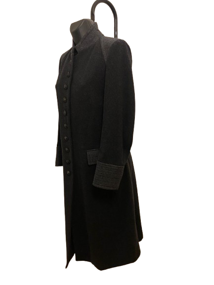 Yves Saint Laurent Grey Wool Coat ( from Stefano Pilati 2011)