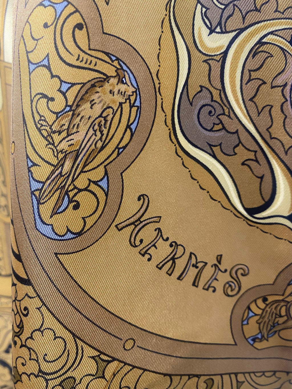 Hermès 1990 "Les Tuileries" Silk Shirt Jacket – Joachim Metz