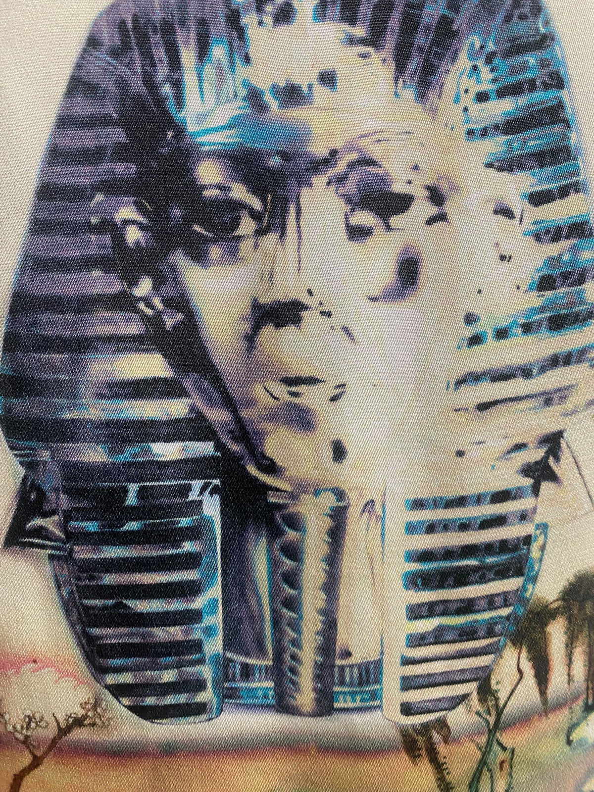 BALENCIAGA Spring/Summer 2013 Nicolas Ghesquière Egyptian Pharaoh Silk Tank Top (FR 40)