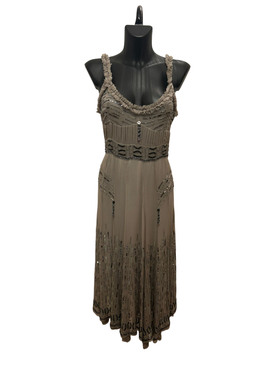 Just Cavalli Beaded Silk Dress