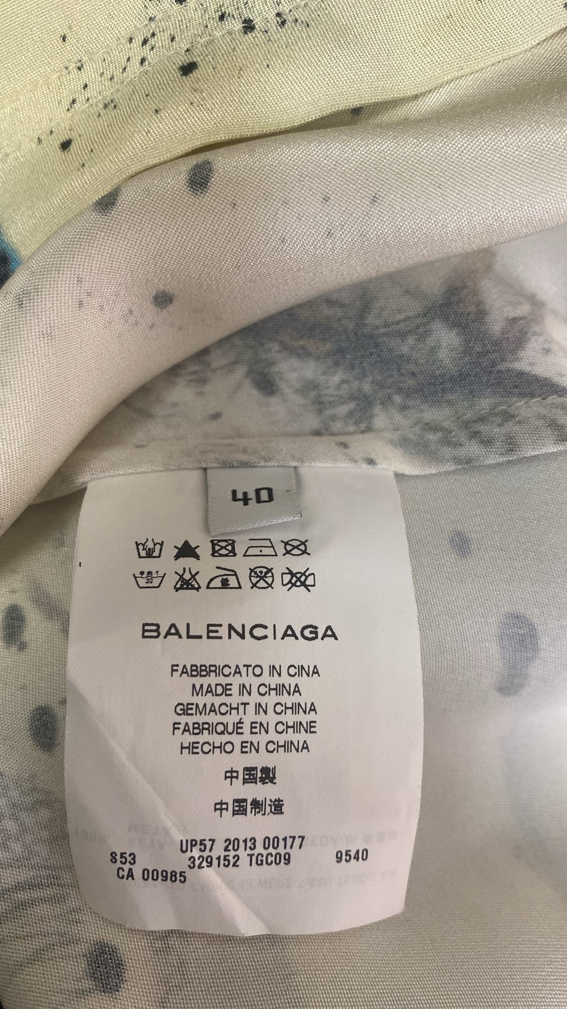 BALENCIAGA Spring/Summer 2013 Nicolas Ghesquière Egyptian Pharaoh Silk Tank Top (FR 40)
