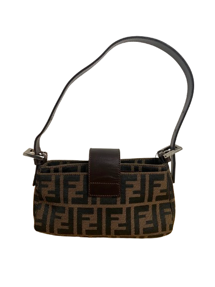 Fendi Brown Baguette in Monogram Canvas