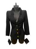 Chanel Black Blazer S/S 01 by Karl Lagerfeld