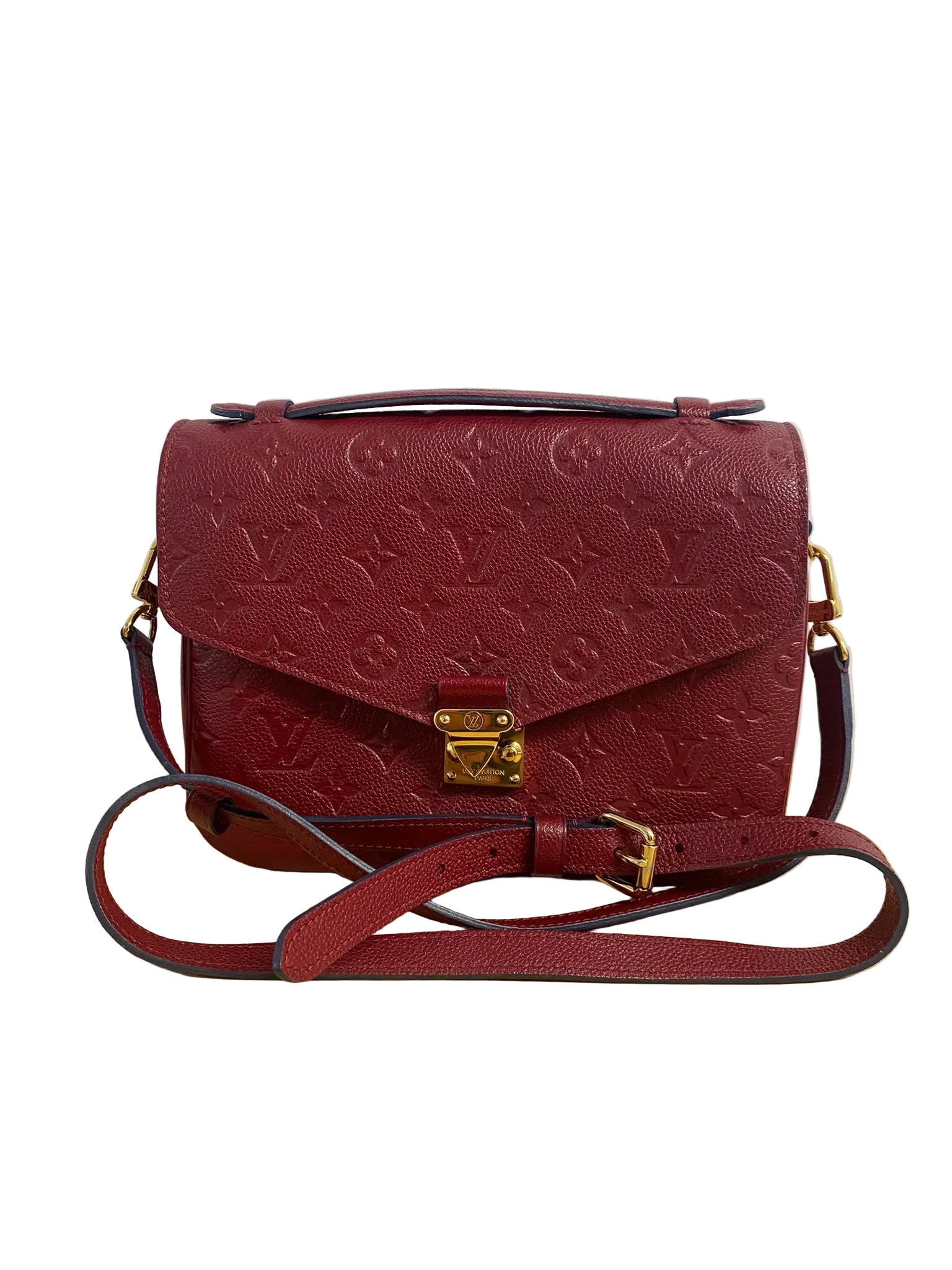 Louis Vuitton Metis Red Monogram Bag
