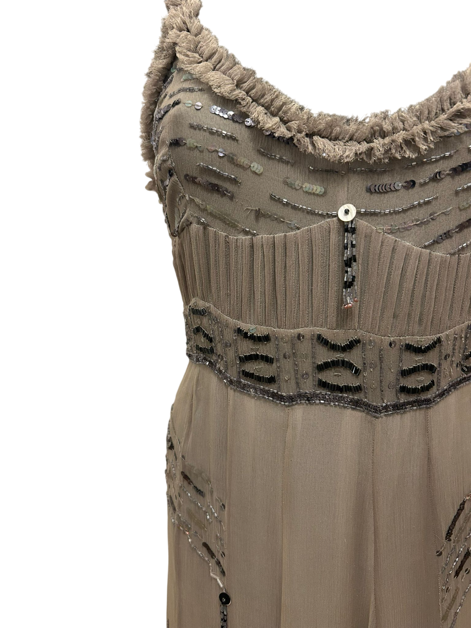 Just Cavalli Beaded Silk Dress