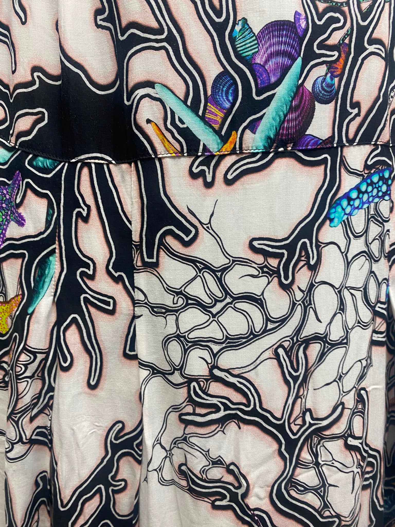 Just Cavalli Coral Reef Print Maxi Skirt – Size IT 42