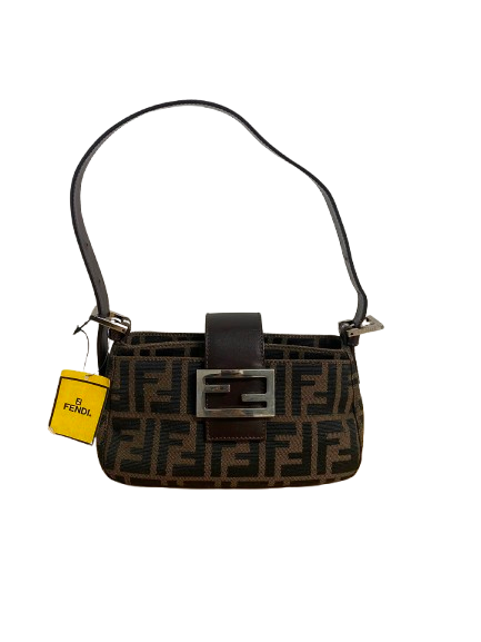 Fendi Brown Baguette in Monogram Canvas
