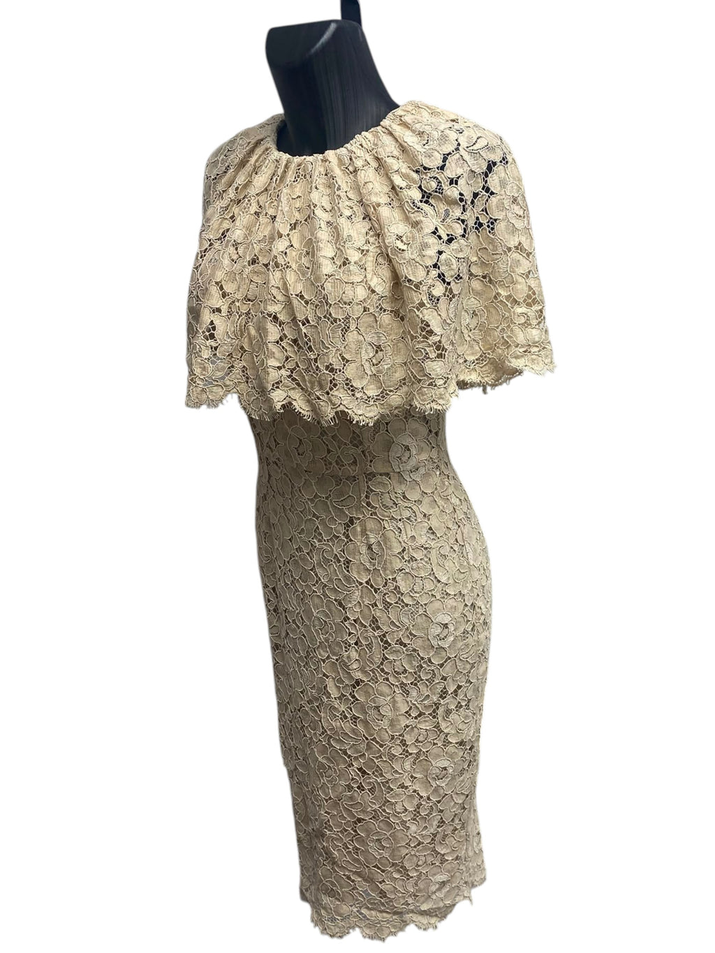 FW2012 Dolce & Gabbana Haute Couture Midi Dress in Lace
