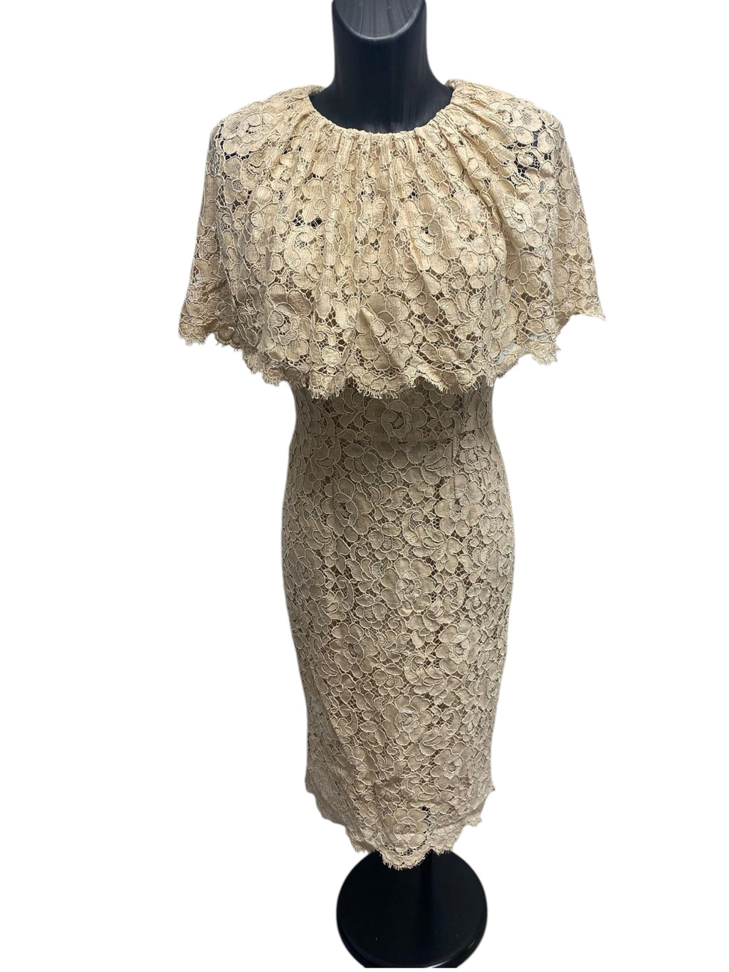FW2012 Dolce & Gabbana Haute Couture Midi Dress in Lace