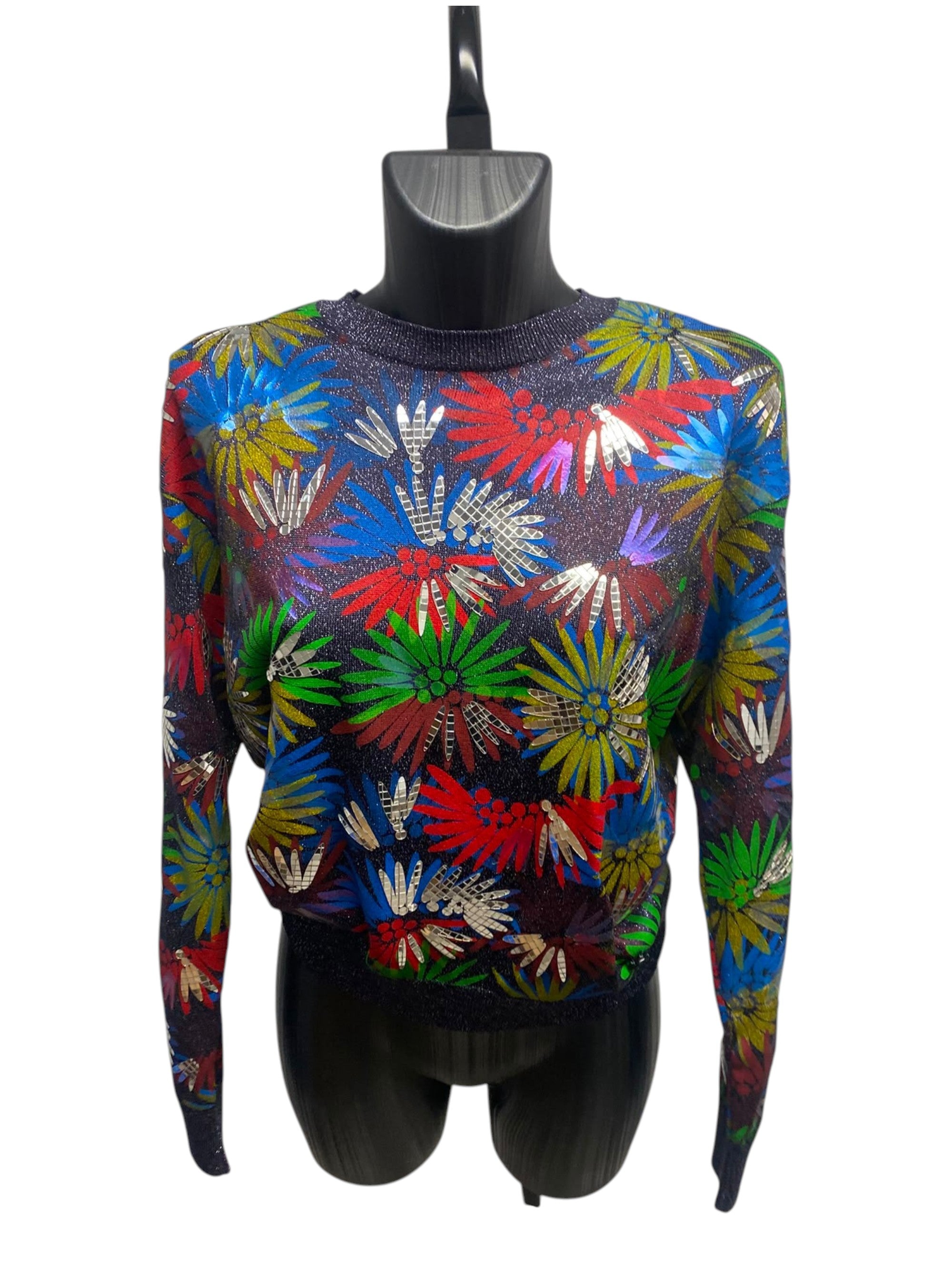 Chanel Multicolor Acetate Blend Cuba Sweater