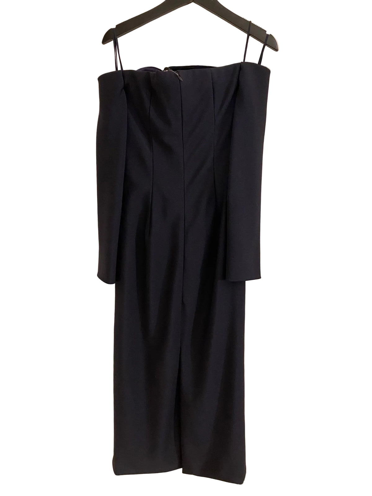 Givenchy Haute Couture Velvet and Silk Navy Dress FW2020