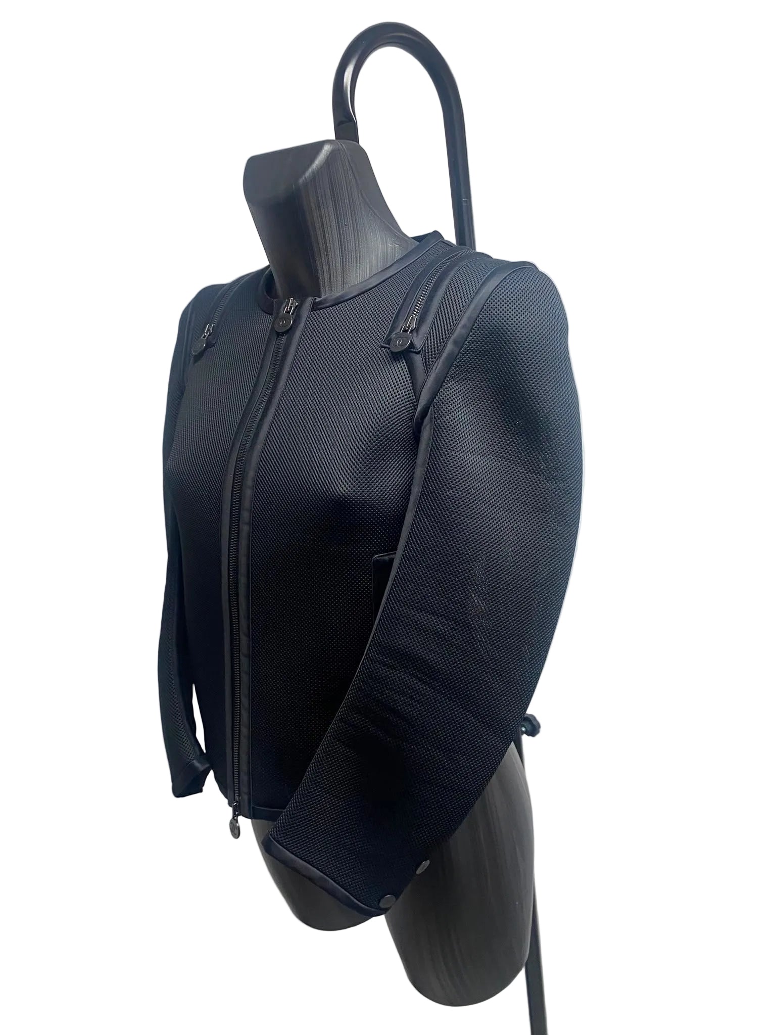SS2012 Chanel Mesh Bomber Jacket - size 38