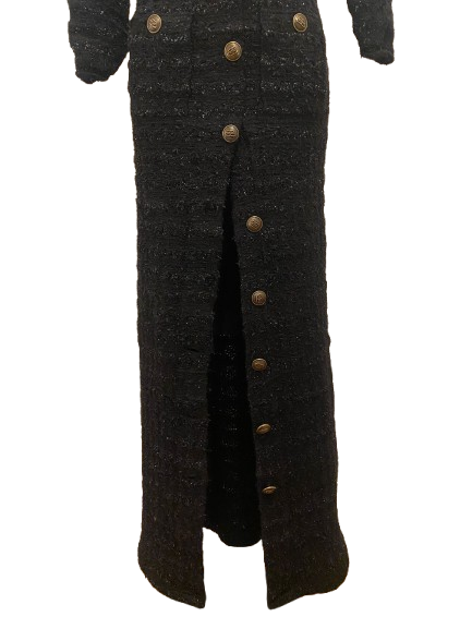 Balenciaga Back to Front Black Tweed Dress by Demna (FW2022) – Opulence  Vintage