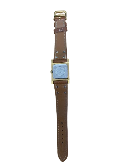 Hermes Gold-plated Medor - Brown leather bracelet