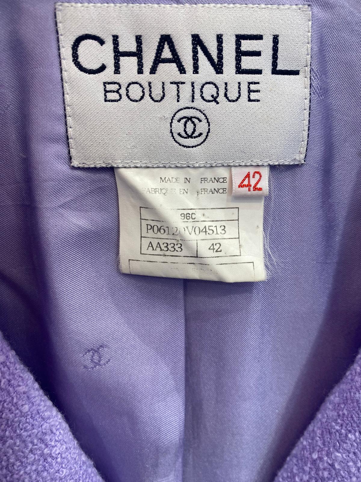 Chanel Lilac Jacket by Karl Lagerfeld ( Cruise 98)
