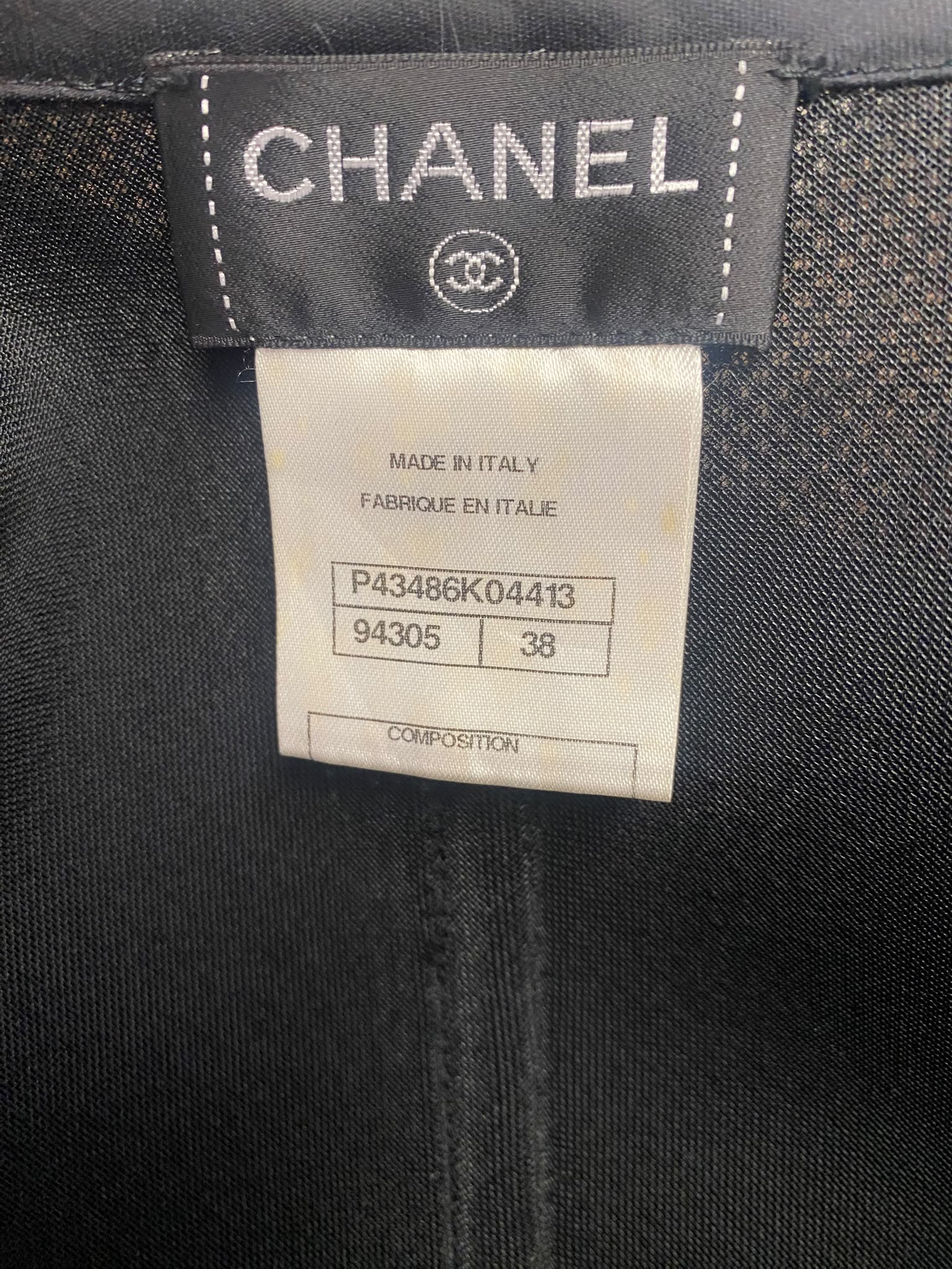 SS2012 Chanel Mesh Bomber Jacket - size 38