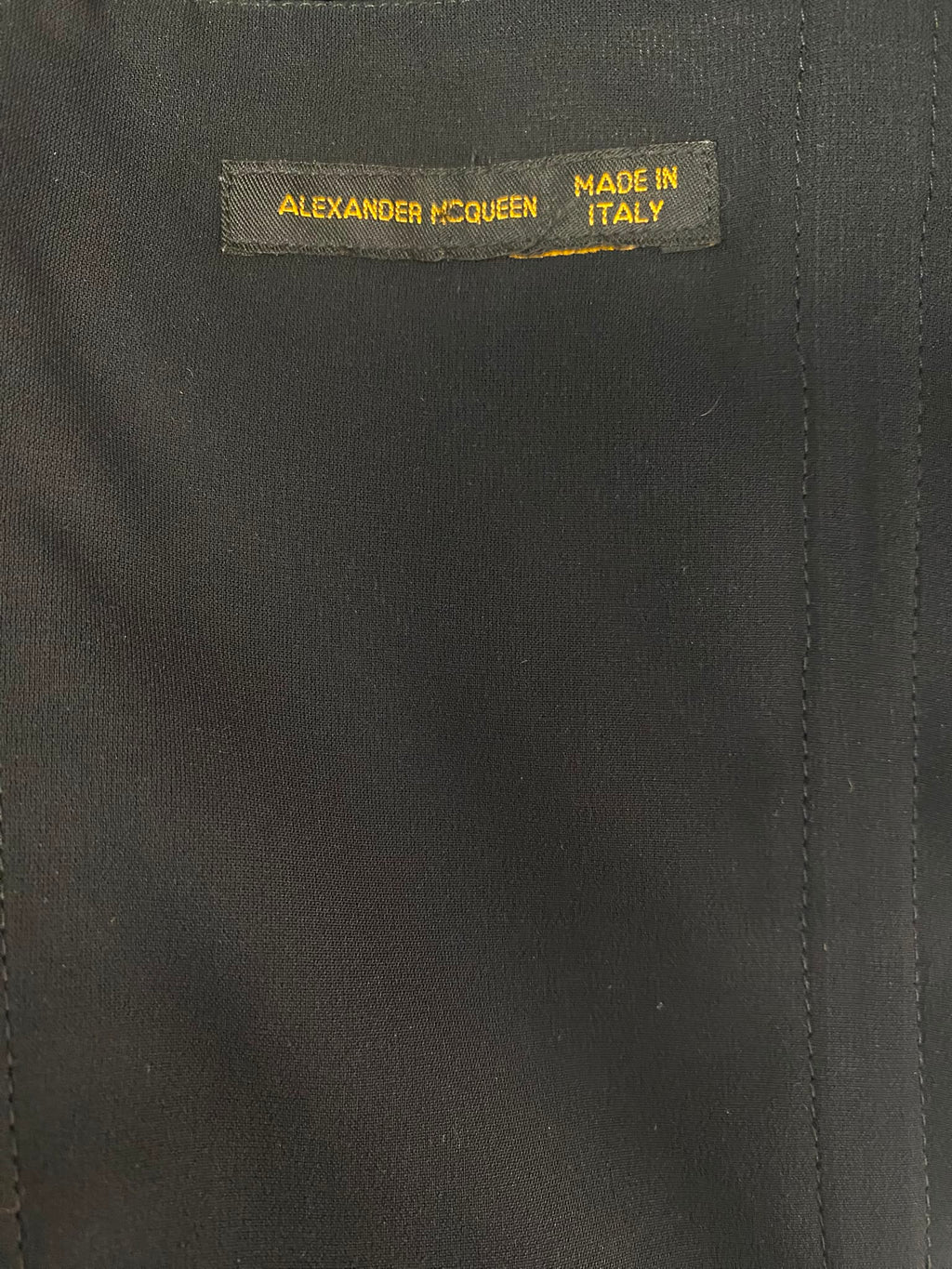Alexander Mcqueen Black Dress