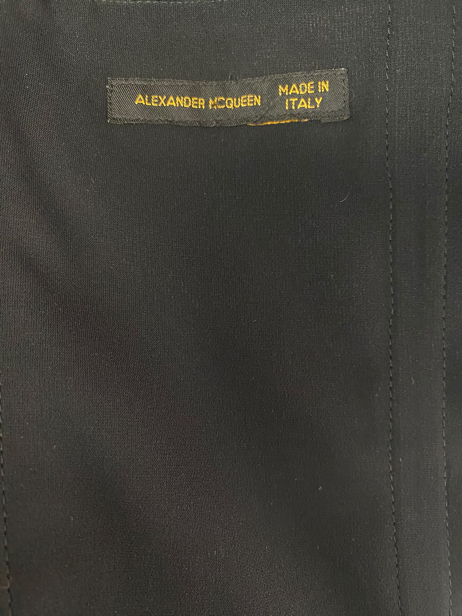 Alexander Mcqueen Black Dress