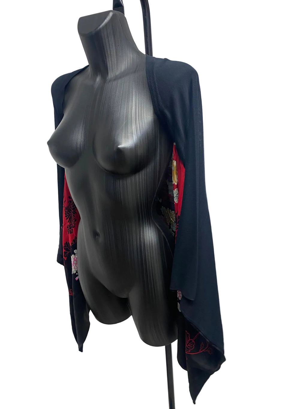 Roberto Cavalli Silk-Touch Kimono Cardigan – Floral Print SS2008