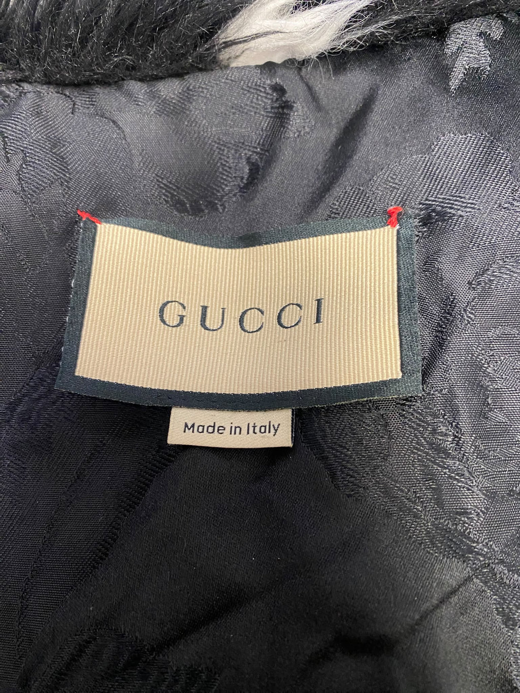 Gucci Zebra-Print Fur Coat PreFall2019