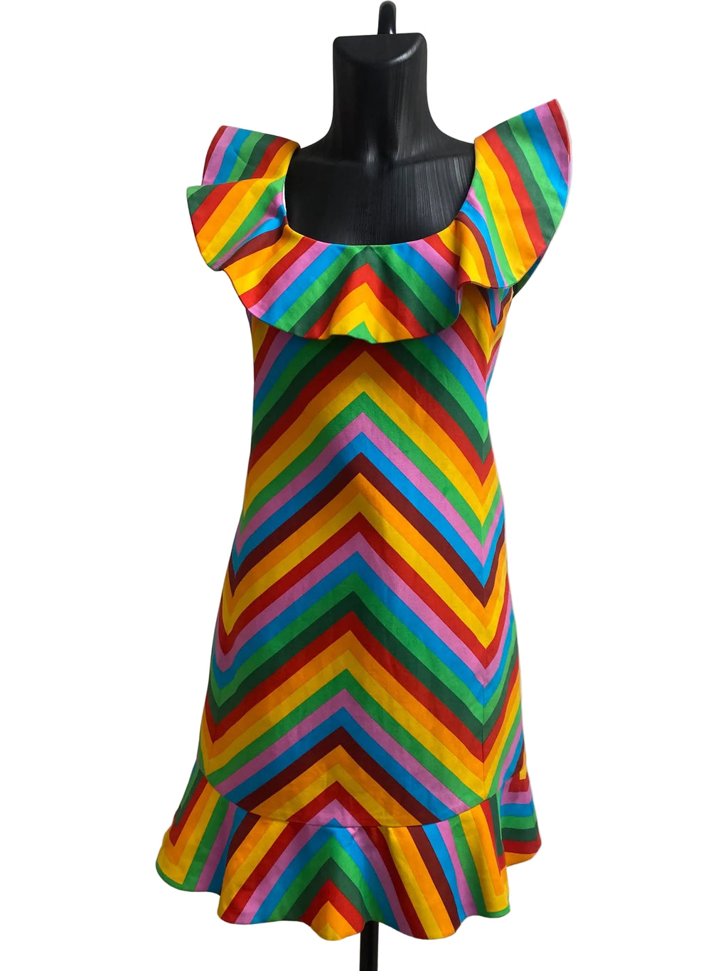 Rainbow Dress Valentino RESORT 2015  by M.Grazia Chiuri & PierPaolo Piccioli