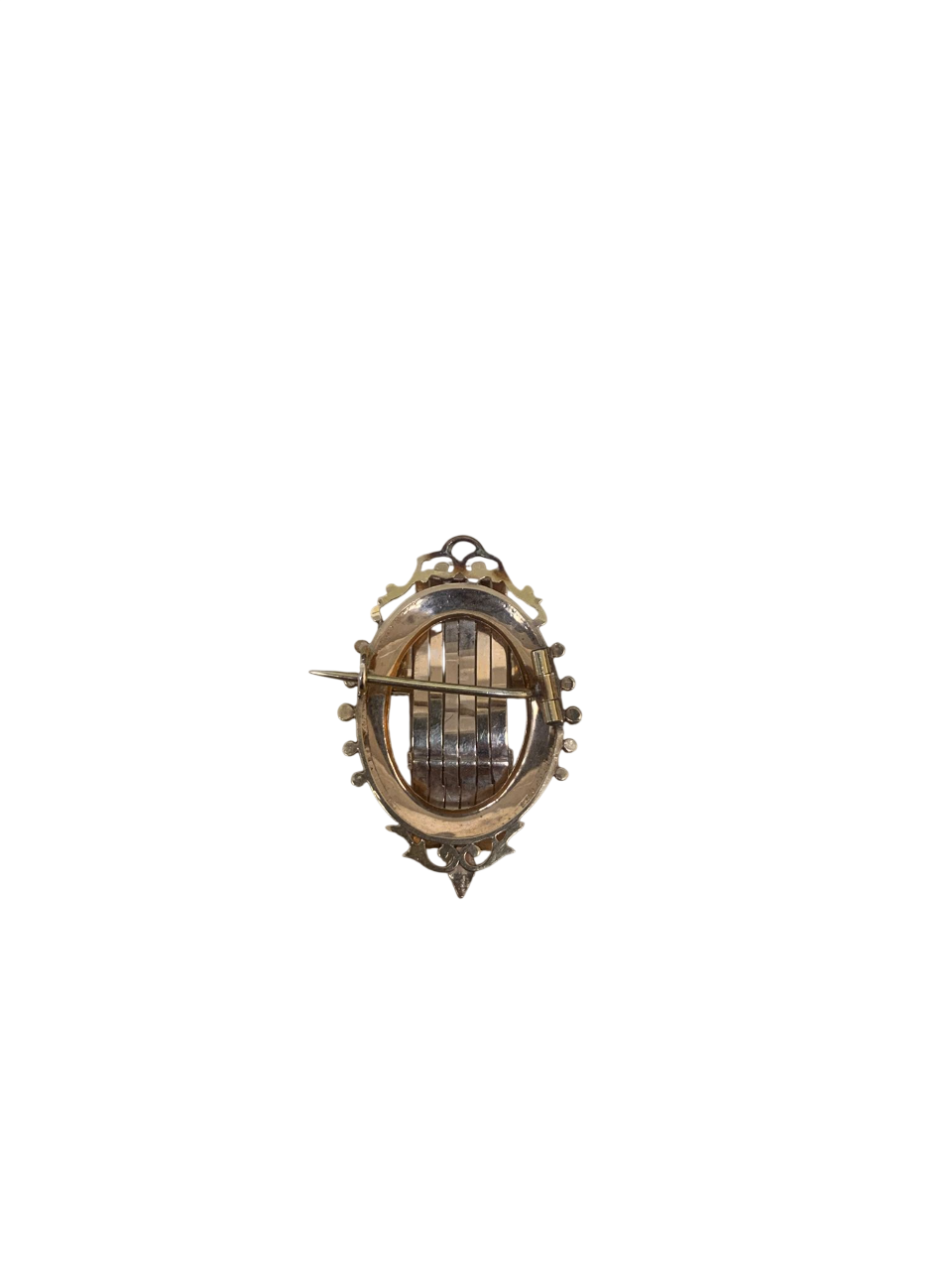 Belt Brooch in 18k Rose Yellow Gold