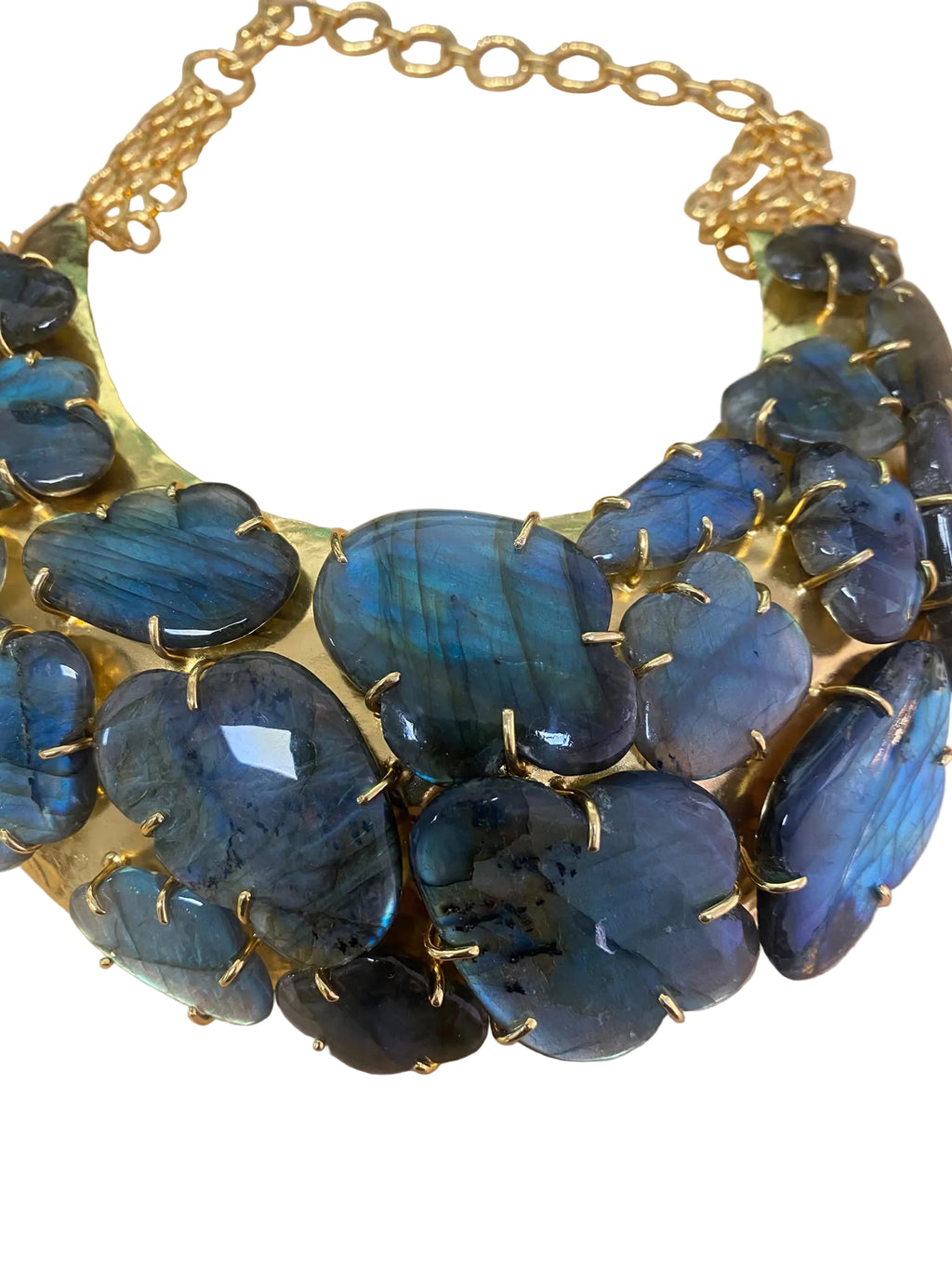 Necklace with Labradorite Stones