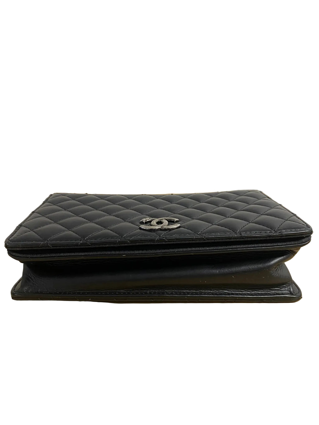 Chanel Black Quilted Calfskin and Grosgrain Ballerine Small Flap Bag Ruthenium Hardware, 2016