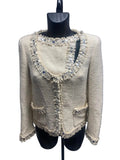 Chanel Cream Tweed Jacket with Mirror Trim ( Prefall 2012 - Métiers d'Arts Paris-Bombay)