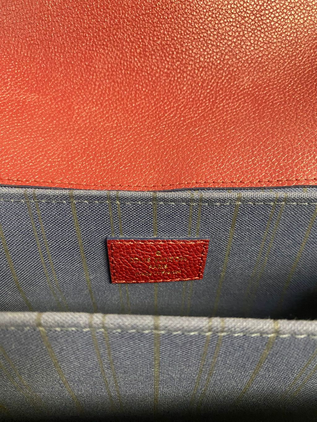 Louis Vuitton Metis Red Monogram Bag
