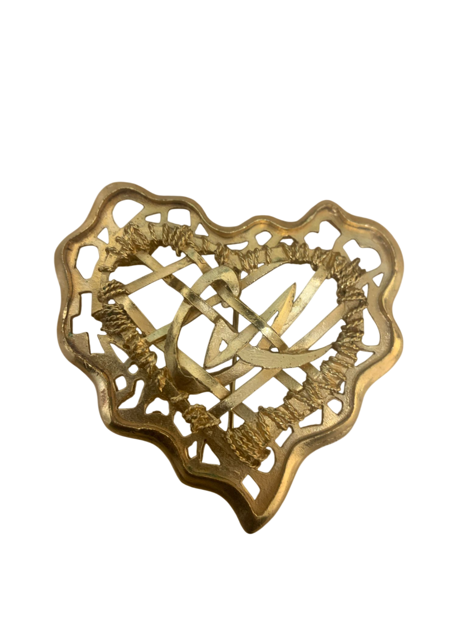 Christian Lacroix Heart Brooch